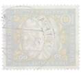 Почтовая марка 10 пфеннигов 1960 года Западная Германия (ФРГ) «Пасхальное представление в Обераммергау» (Артикул: T11-37998) — Фото №2