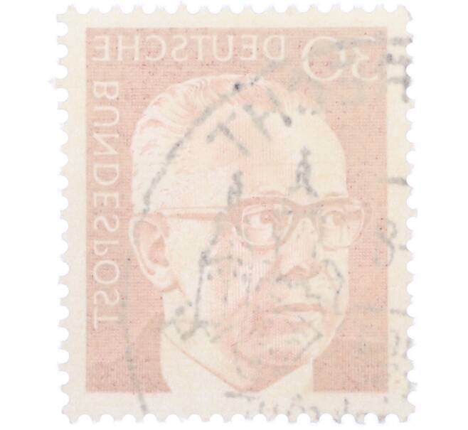 Почтовая марка 30 пфеннигов 1971 года Западная Германия (ФРГ) «Президент Густав Хайнеман» (Артикул: T11-38011) — Фото №2