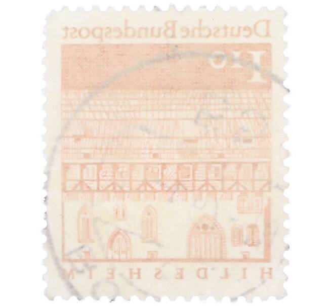 Почтовая марка 1.1 марка 1966 года Западная Германия (ФРГ) «Церковь Святого Михаила в Хильдесхайме» (Артикул: T11-38033) — Фото №2