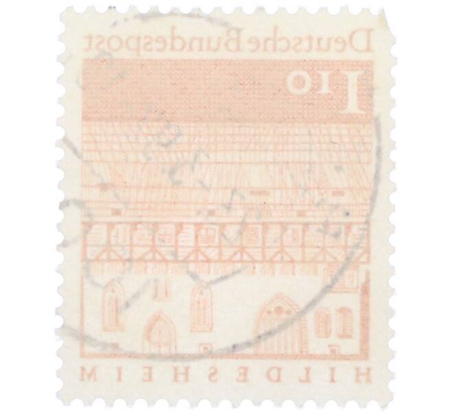 Почтовая марка 1.1 марка 1966 года Западная Германия (ФРГ) «Церковь Святого Михаила в Хильдесхайме» (Артикул: T11-38034) — Фото №2