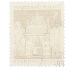 Почтовая марка 5 пфеннигов 1966 года Западная Германия (ФРГ) «Берлинские ворота в Штеттине» — Фото №2