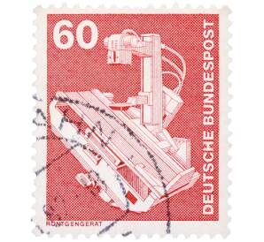 Почтовая марка 60 пфеннигов 1978 года Западная Германия (ФРГ) «Рентгеновский аппарат»