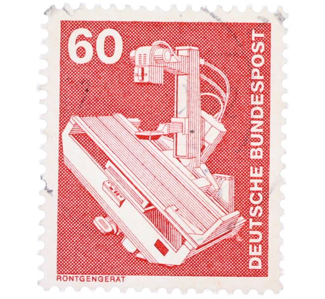 Почтовая марка 60 пфеннигов 1978 года Западная Германия (ФРГ) «Рентгеновский аппарат» (Артикул: T11-38050) — Фото №1