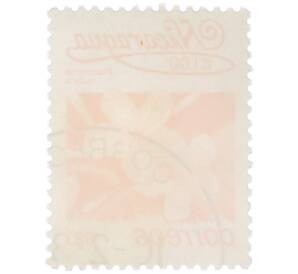 Почтовая марка 1 кордоба 1983 года Никарагуа «Плюмерия красная» — Фото №2