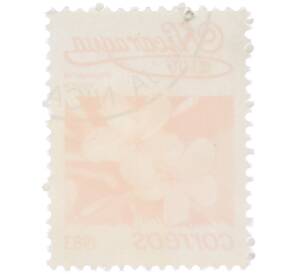 Почтовая марка 1 кордоба 1983 года Никарагуа «Плюмерия красная» — Фото №2