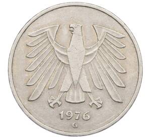 5 марок 1976 года G Германия — Фото №2