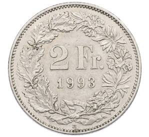 2 франка 1993 года Швейцария — Фото №1