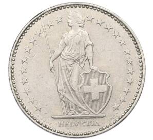 2 франка 1993 года Швейцария — Фото №2