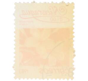 Почтовая марка 1 кордоба 1983 года Никарагуа «Плюмерия красная» — Фото №2