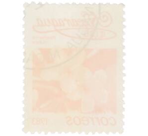 Почтовая марка 1 кордоба 1983 года Никарагуа «Плюмерия красная» — Фото №2