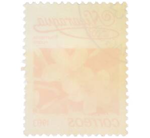 Почтовая марка 1 кордоба 1983 года Никарагуа «Плюмерия красная» — Фото №2