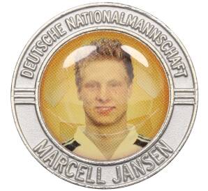 Жетон «Футболисты собрной Германии — Марсель Янсен» — Фото №1
