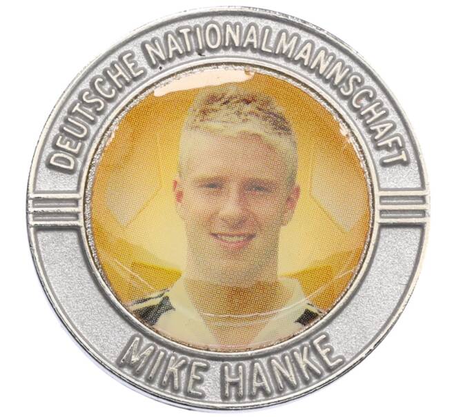 Жетон «Футболисты собрной Германии — Майк Ханке» (Артикул: H2-1292) — Фото №1