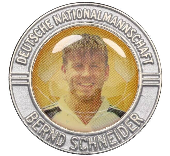 Жетон «Футболисты собрной Германии — Бернд Шнайдер» (Артикул: H2-1295) — Фото №1