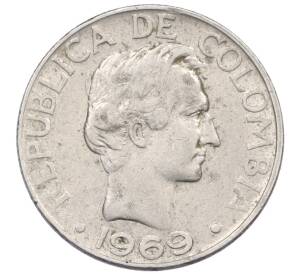 20 сентаво 1969 года Колумбия — Фото №1