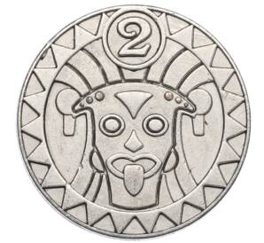 Жетон рекламный «Магазин Сокровищ — Теотиу» (Акция Пятерочки) — Фото №1