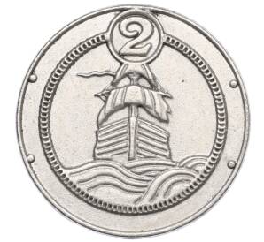 Жетон рекламный «Магазин Сокровищ — Корабль» (Акция Пятерочки) — Фото №1