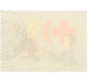 Почтовая марка 4 копейки 1962 года «40 лет Всесоюзной пионерской организации — Сандружинница» — Фото №2