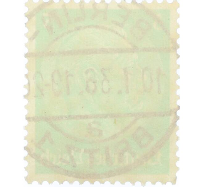 Почтовая марка 5 рейхспфеннигов 1934 года Германия «Гинденбург» (Артикул: K12-77683) — Фото №2