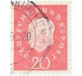Почтовая марка 20 пфеннигов 1959 года Западная Германия (ФРГ) «Теодор Хойс» (Артикул: K12-77691) — Фото №1