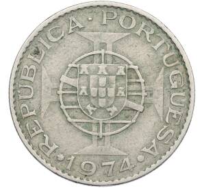 10 эскудо 1974 года Португальский Мозамбик — Фото №2