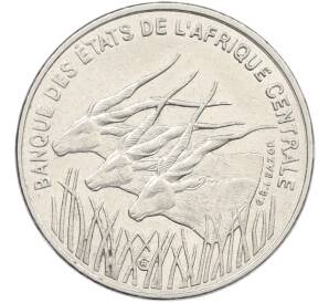 100 франков 1998 года Центрально-Африканский валютный союз — Фото №1