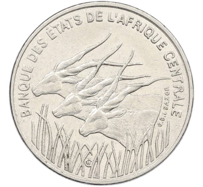 Монета 100 франков 1998 года Центрально-Африканский валютный союз (Артикул: T11-38255) — Фото №1