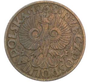 5 грошей 1938 года Польша — Фото №1