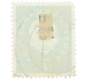 Почтовая марка 7 пфеннигов 1959 года Западная Германия (ФРГ) «Теодор Хойс» — Фото №2