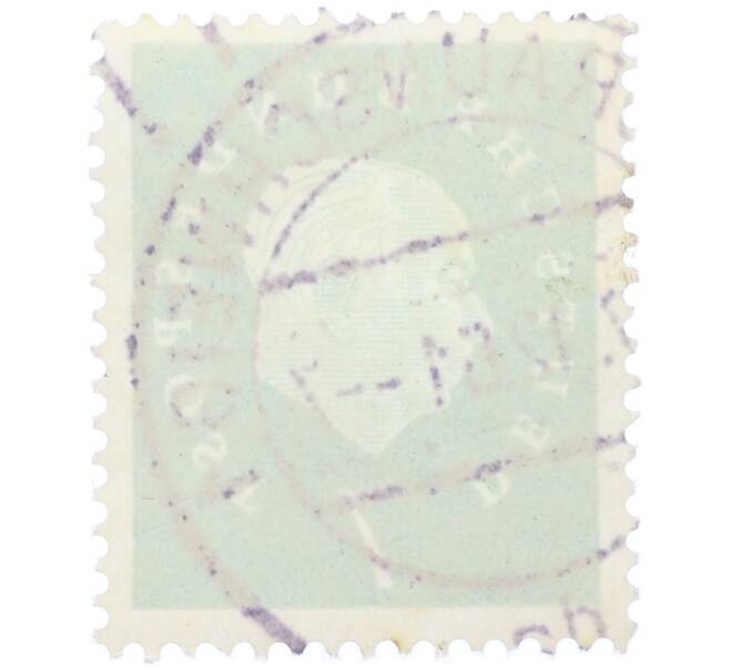 Почтовая марка 7 пфеннигов 1959 года Западная Германия (ФРГ) «Теодор Хойс» (Артикул: T11-38273) — Фото №2