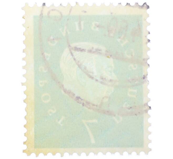 Почтовая марка 7 пфеннигов 1959 года Западная Германия (ФРГ) «Теодор Хойс» (Артикул: T11-38276) — Фото №2