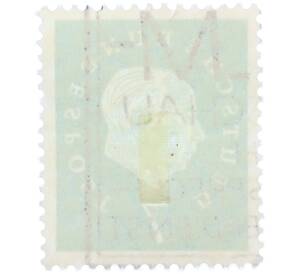Почтовая марка 7 пфеннигов 1959 года Западная Германия (ФРГ) «Теодор Хойс» — Фото №2