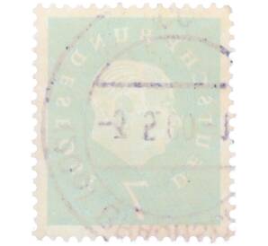Почтовая марка 7 пфеннигов 1959 года Западная Германия (ФРГ) «Теодор Хойс» — Фото №2