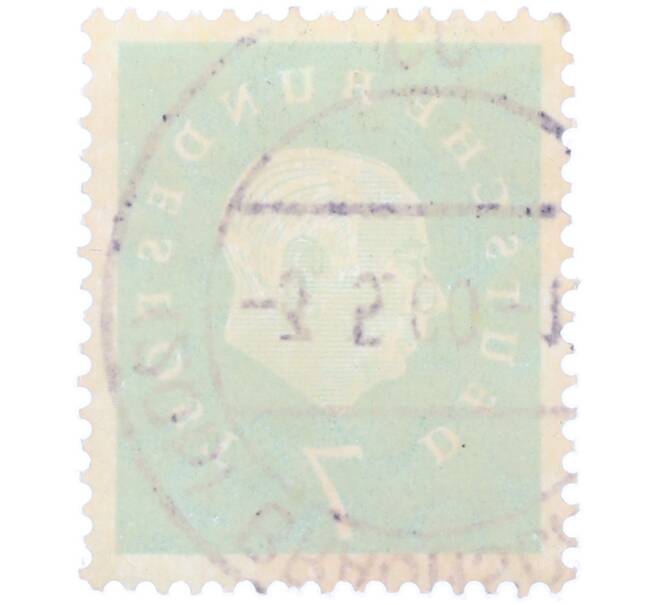 Почтовая марка 7 пфеннигов 1959 года Западная Германия (ФРГ) «Теодор Хойс» (Артикул: T11-38287) — Фото №2