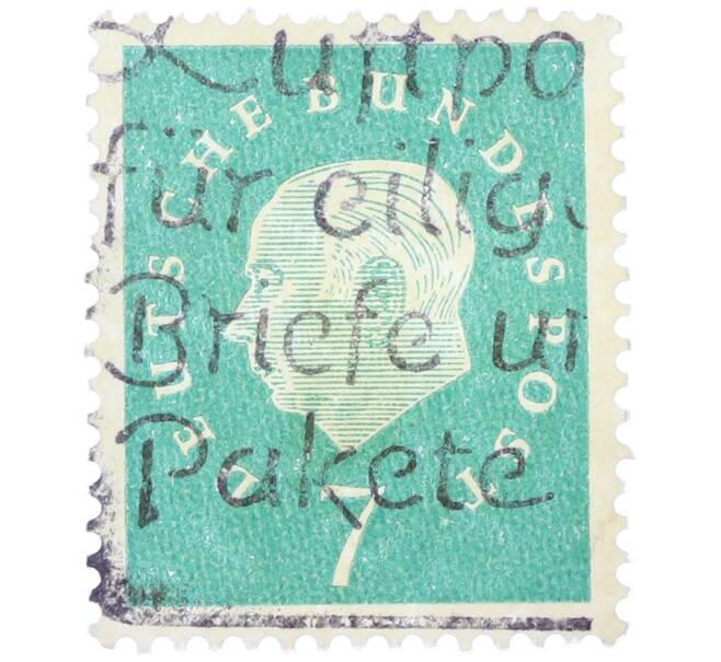 Почтовая марка 7 пфеннигов 1959 года Западная Германия (ФРГ) «Теодор Хойс» (Артикул: T11-38290) — Фото №1