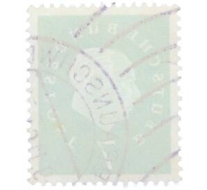 Почтовая марка 7 пфеннигов 1959 года Западная Германия (ФРГ) «Теодор Хойс» — Фото №2