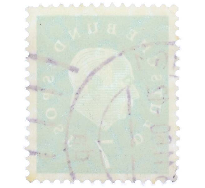 Почтовая марка 7 пфеннигов 1959 года Западная Германия (ФРГ) «Теодор Хойс» (Артикул: T11-38293) — Фото №2