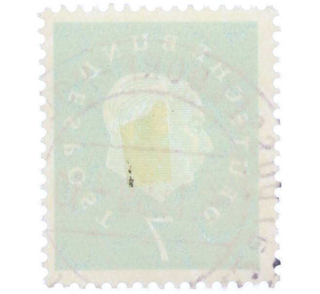 Почтовая марка 7 пфеннигов 1959 года Западная Германия (ФРГ) «Теодор Хойс» (Артикул: T11-38294) — Фото №2