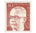 Почтовая марка 30 пфеннигов 1971 года Западная Германия (ФРГ) «Президент Густав Хайнеман» (Артикул: T11-38336) — Фото №1