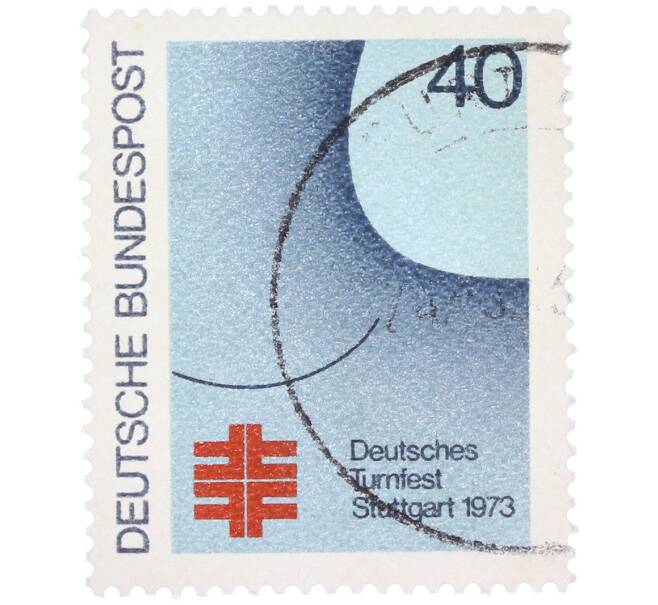 Почтовая марка 40 пфеннигов 1973 года Западная Германия (ФРГ) «Немецкий гимнастический фестиваль в штутгарте» (Артикул: T11-38340) — Фото №1