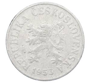 10 геллеров 1953 года Чехословакия — Фото №2