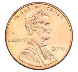 1 цент 2009 года США «200 лет со дня рождения Авраама Линкольна — Детство в Кентукки» — Фото №2