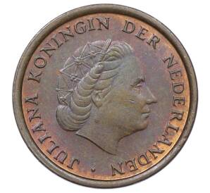 1 цент 1977 года Нидерланды — Фото №2