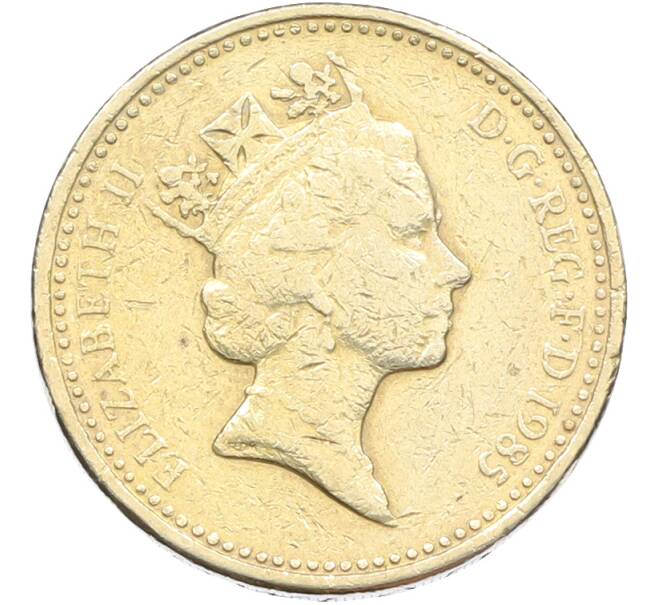 Монета 1 фунт 1985 года Великобритания (Артикул: T11-38523) — Фото №1