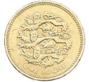1 фунт 2002 года Великобритания — Фото №2