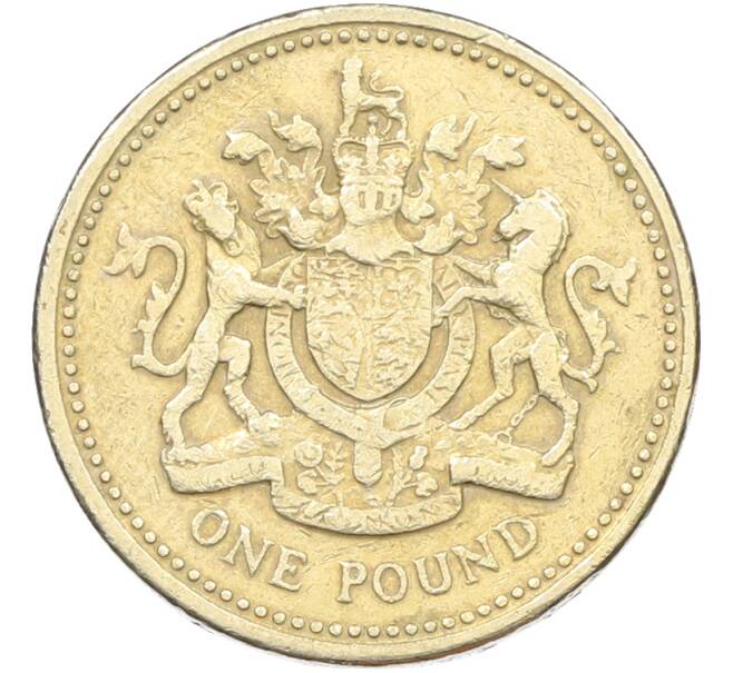 Монета 1 фунт 1983 года Великобритания (Артикул: T11-38525) — Фото №2