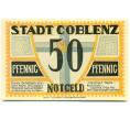 Банкнота 50 пфеннигов 1921 года Германия — Кобленц (Нотгельд) (Артикул: K10-12692) — Фото №1