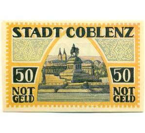 50 пфеннигов 1921 года Германия — Кобленц (Нотгельд) — Фото №2