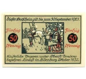 50 пфеннигов 1921 года Германия — Айленбург (Нотгельд) — Фото №2