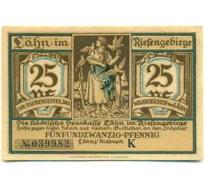 25 пфеннигов 1914-1924 года Германия — Лен (Нотгельд) — Фото №1